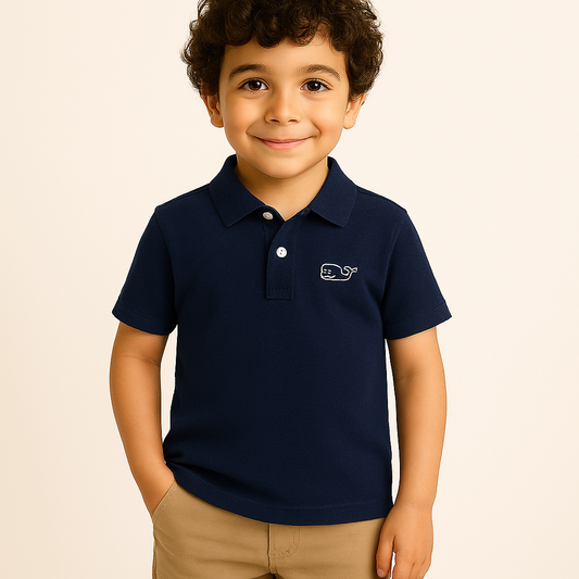 Vineyard Vines Boys' Heritage Pique Polo
