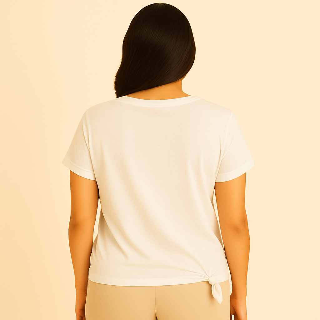 Calvin Klein Girls Brush Monogram Logo T-Shirt