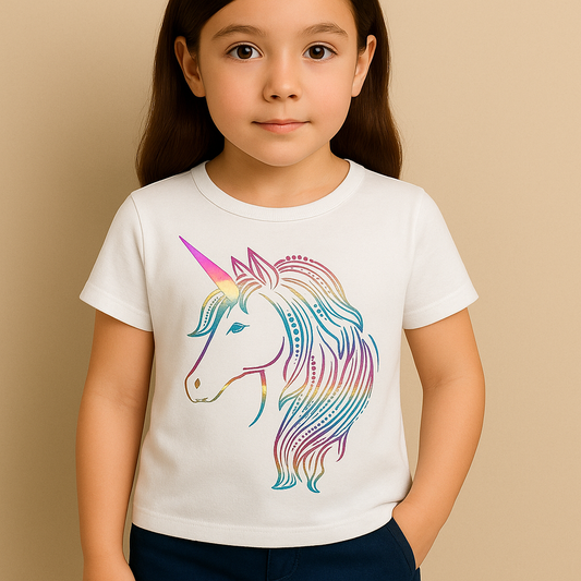 Gap Unicorn With Rainbow Colors T-Shirt