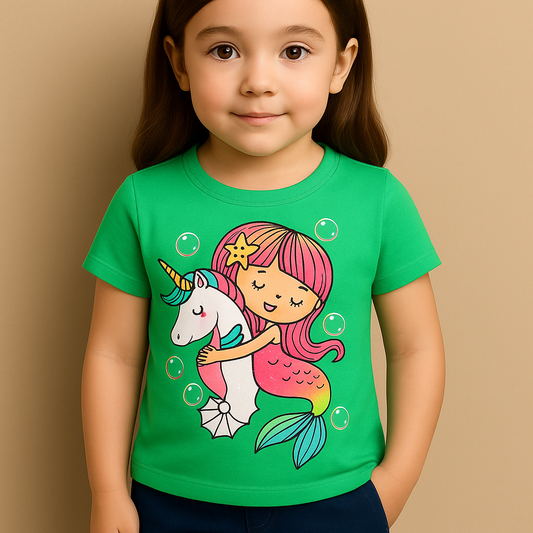 The Children’s Place Baby And Toddler Girls Mermaid Graphic Tee