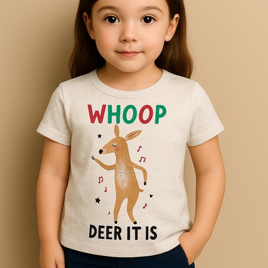 Old Navy Girls 2T Short Sleeve Deer Shirt