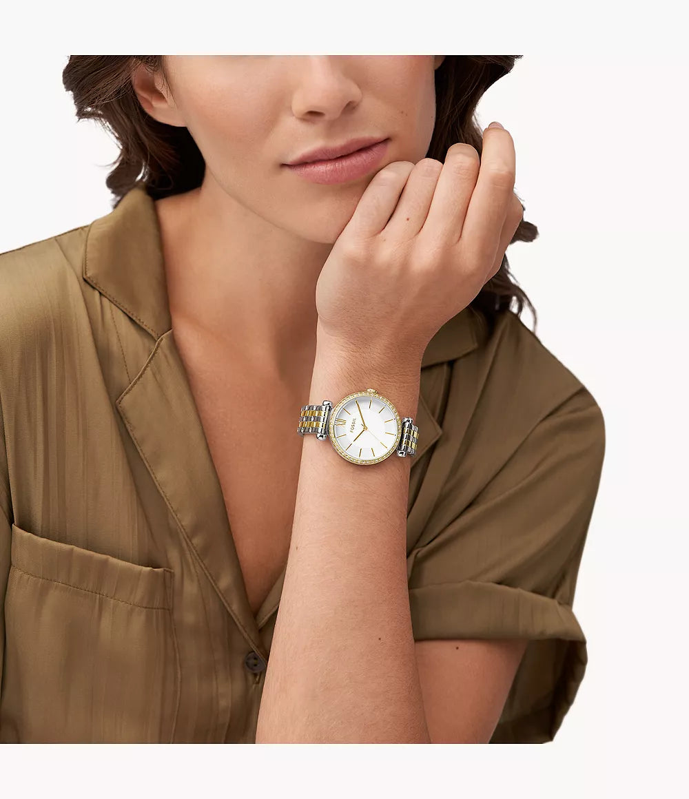 Fossil Tillie Three-Hand Two-Tone Stainless Steel Watch