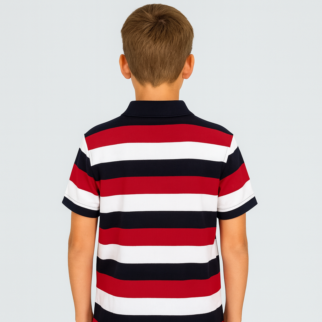 Tommy Hilfiger Kids' Block Stripe Polo