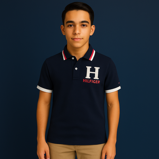 Tommy Hilfiger Big Boys 8-20 Matt Polo Shirt