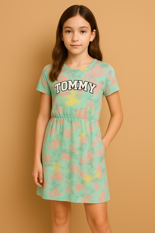 Tommy Hilfiger Girls' Tee Shirt Dress