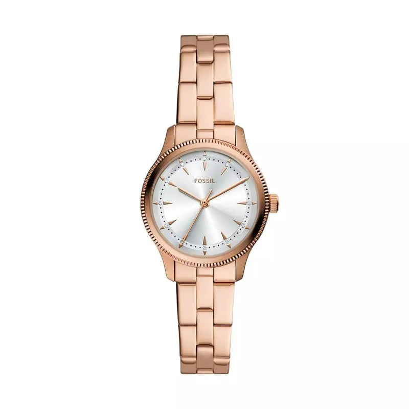 Laney Three-Hand Rose Gold-Tone Stainless Steel Watch