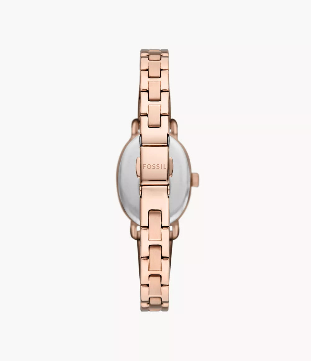 Penny Three-Hand Rose Gold-Tone Stainless Steel Watch