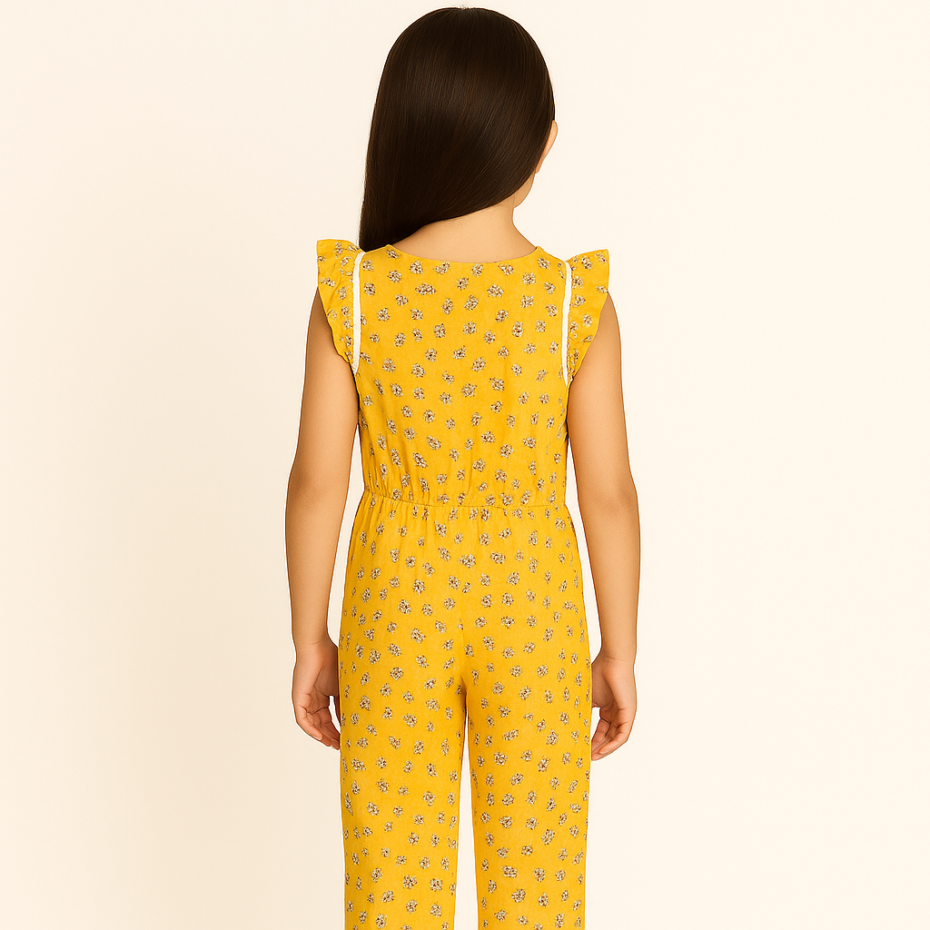 Carter’s Floral Flutter Jumpsuit - Baby Girl