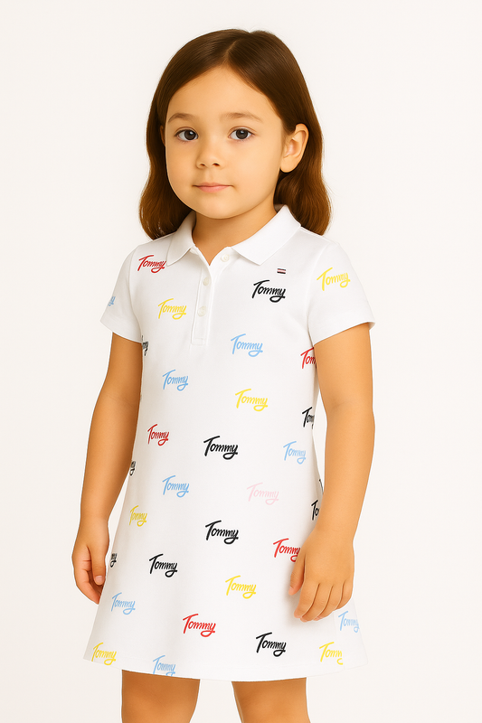 Tommy Hilfiger Kids' Tommy Stretch Pique Polo Dress