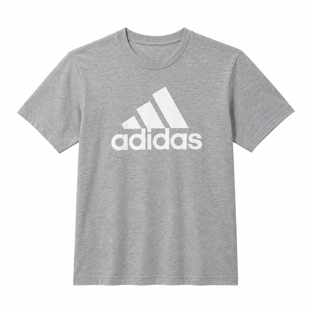 Adidas grey heather short-sleeve tee