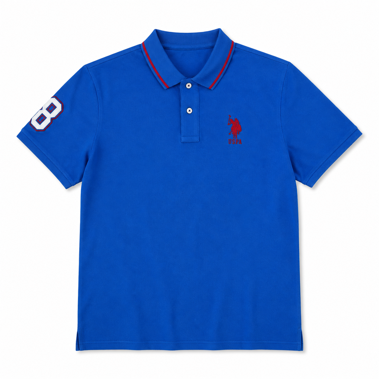 U.S. Polo Assn. Kids Boy Regular Fit Embroidered Logo Short Sleeves Polo Shirt