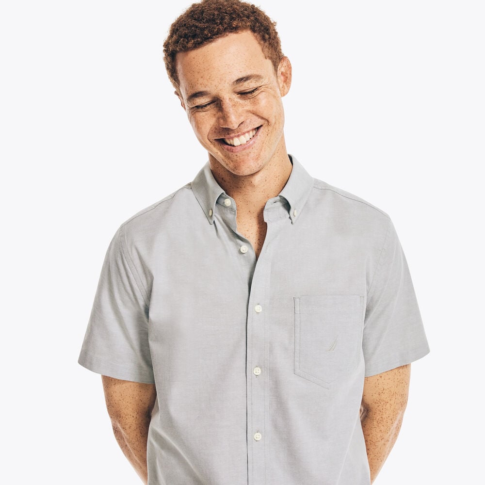 Nautica WRINKLE-RESISTANT PLAID WEAR TO WORK SHORT-SLEEVE SHIRT