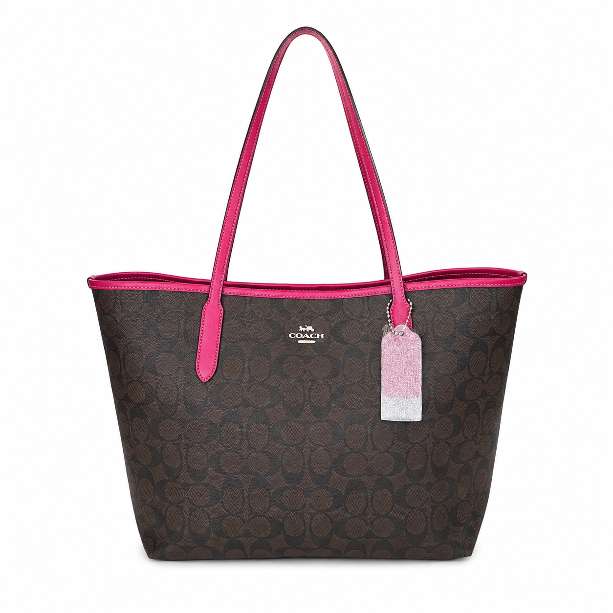 Coach City Tote In Signature Canvas