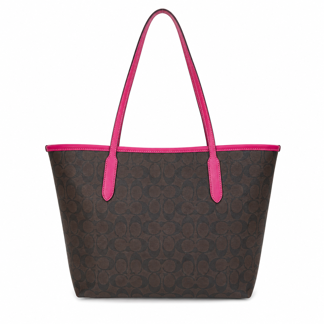 Coach City Tote In Signature Canvas