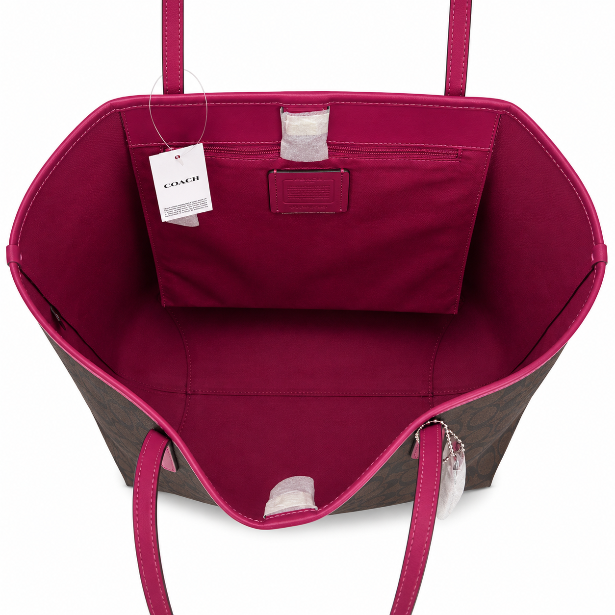 Coach City Tote In Signature Canvas