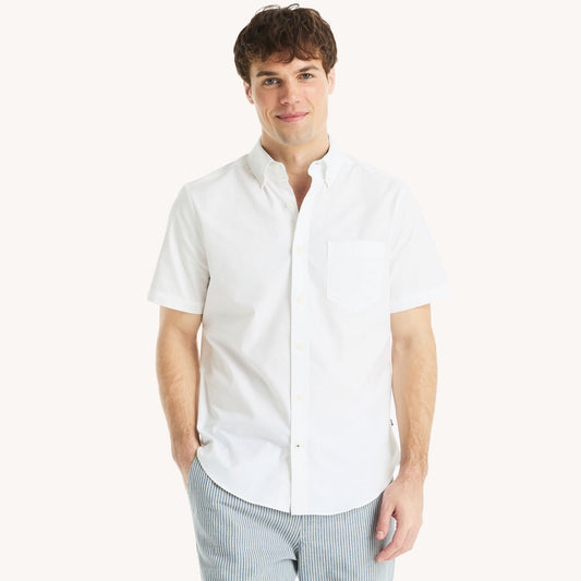 Nautica WRINKLE-RESISTANT WEAR TO WORK SHORT-SLEEVE SHIRT