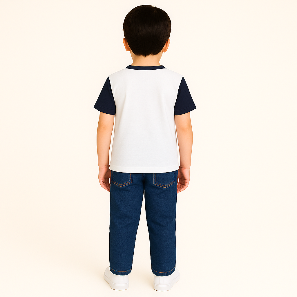 Tommy Hilfiger-Kids' Colorblock Flag Stripe T-Shirt