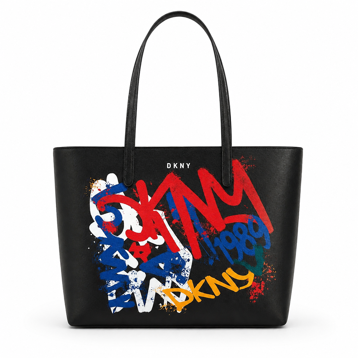 DKNY Bryant Park Large Tote Graffiti Urban Chic Handbag