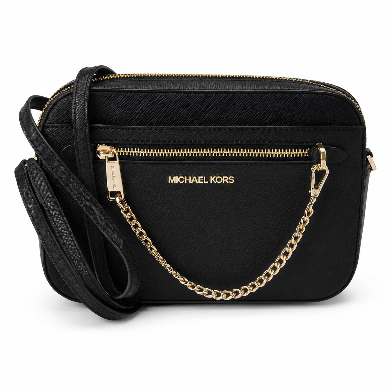Michael Kors Jet Set Large Saffiano Leather Crossbody Bag