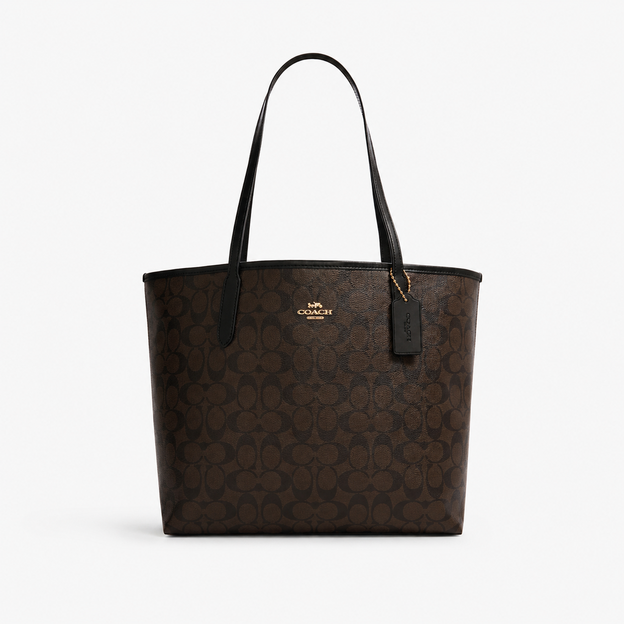 Coach City Tote Signature Leather Tote