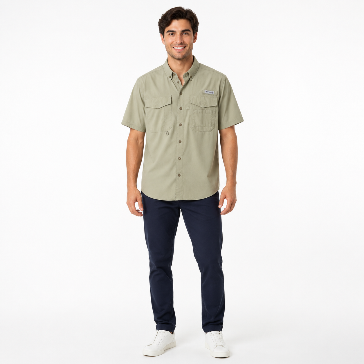 Columbia Men's PFG Bonehead short-sleeve fishing shirt