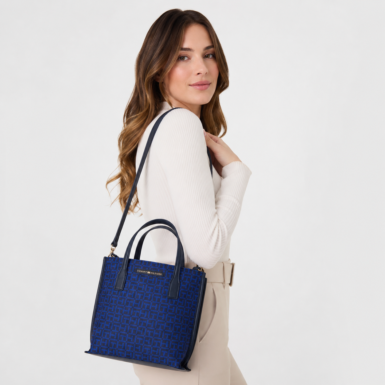 Tommy Hilfiger-Bolso Tommy Hilfiger Cuero Sintético Azul