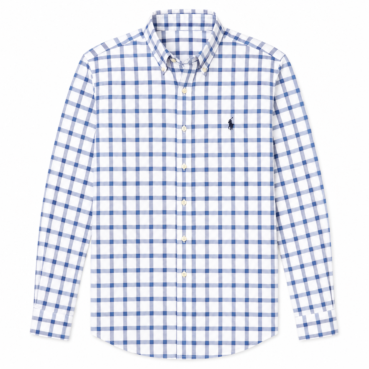 Ralph Lauren Custom Fit Plaid Poplin Shirt