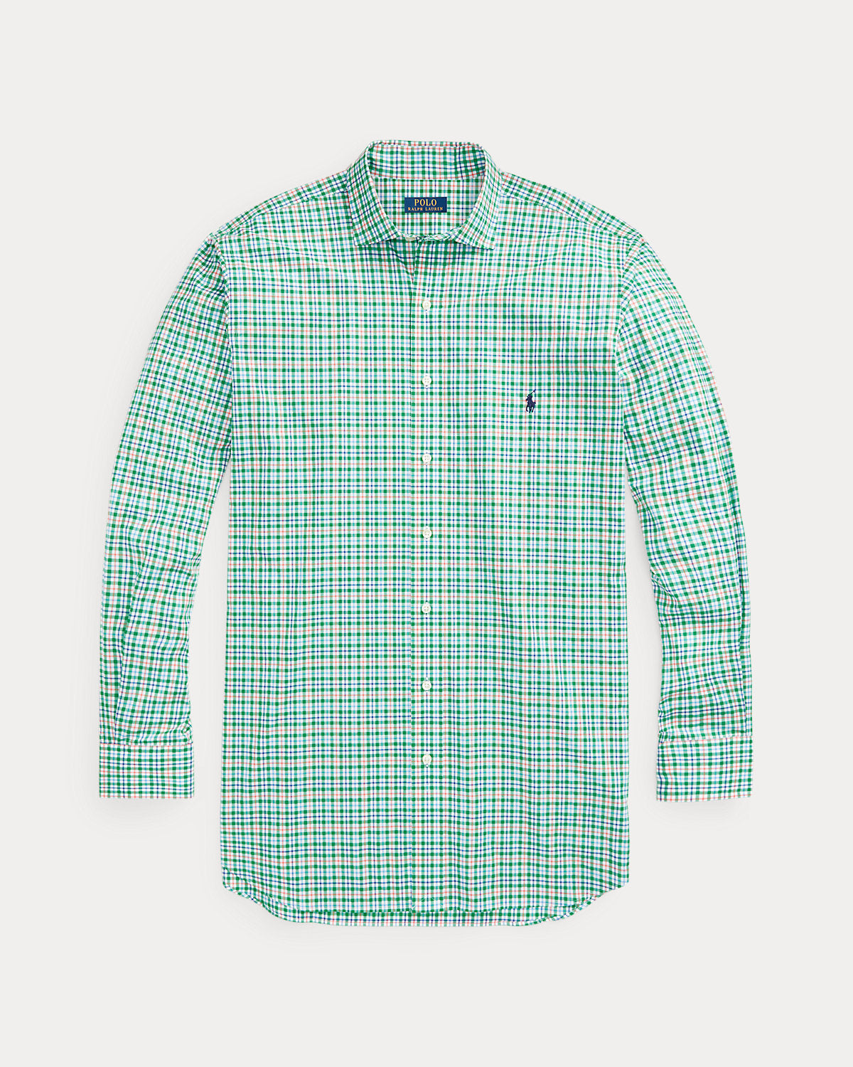 Ralph Lauren Custom Fit Checked Poplin Shirt