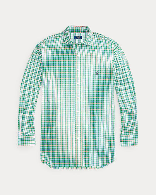 Ralph Lauren Custom Fit Checked Poplin Shirt