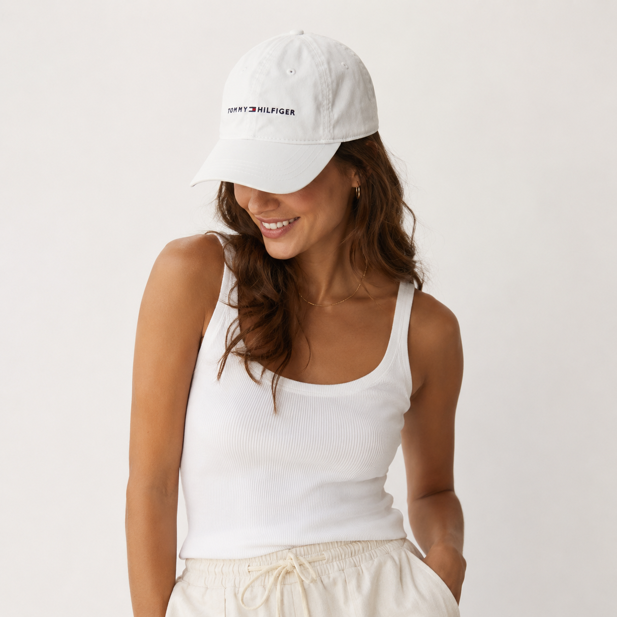 Tommy Hilfiger Embroidered Tommy Logo Baseball Cap