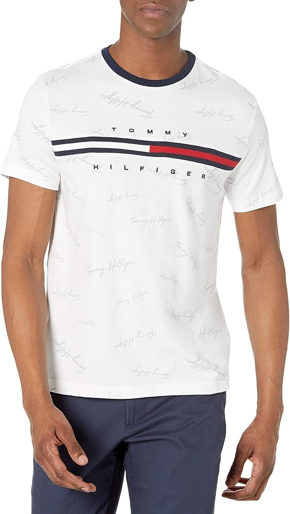 Tommy Hilfiger Men's Short Sleeve Logo T-Shirt