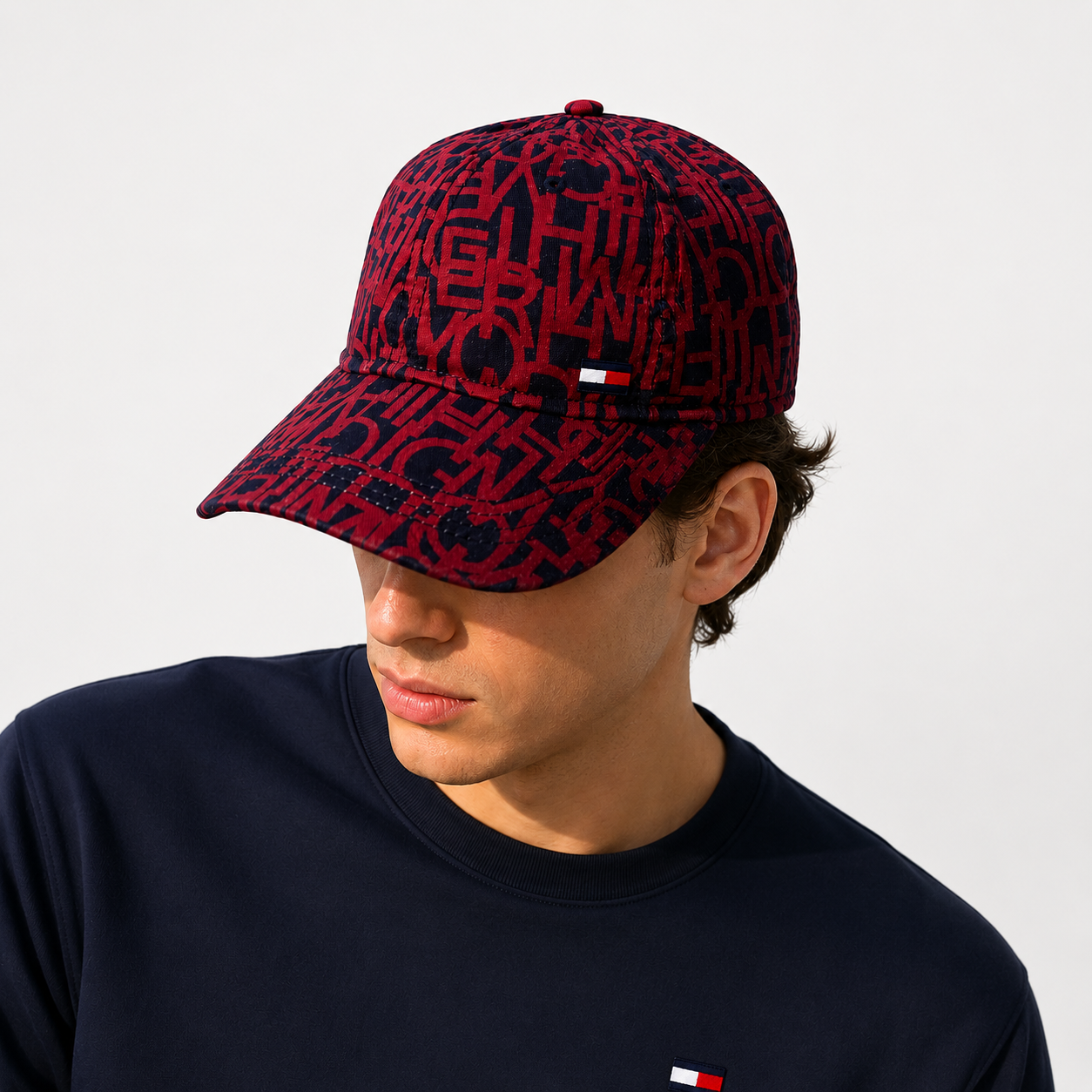Tommy Hilfiger Men’s Cotton Avery Adjustable Baseball