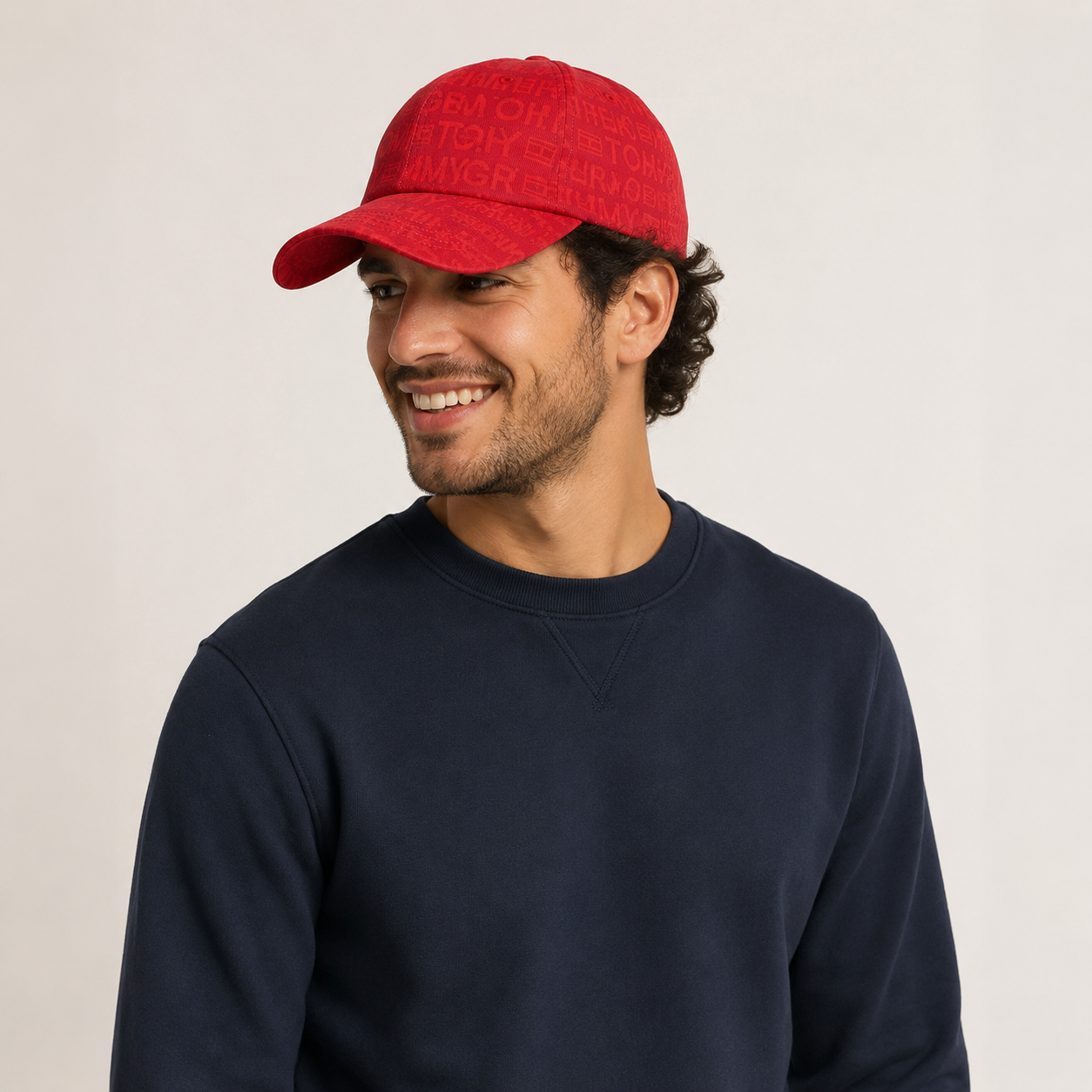 Tommy Hilfiger Men’s Cotton Avery Adjustable Baseball Cap