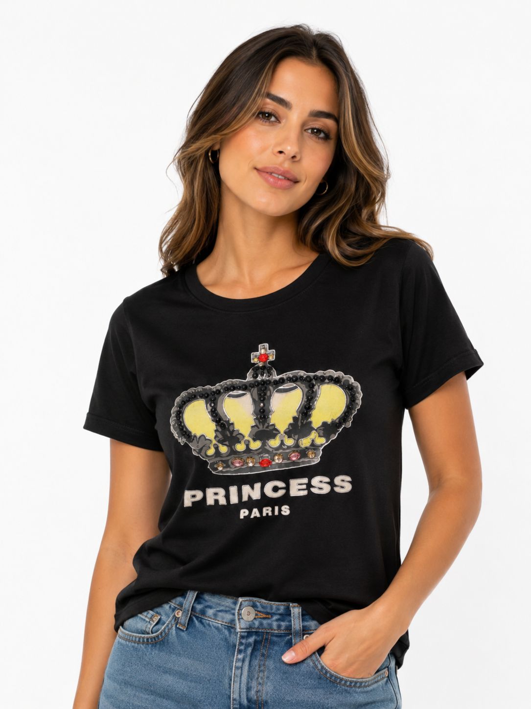Vinizbena Queen T-Shirts for Women Soft Cotton T-Shirts