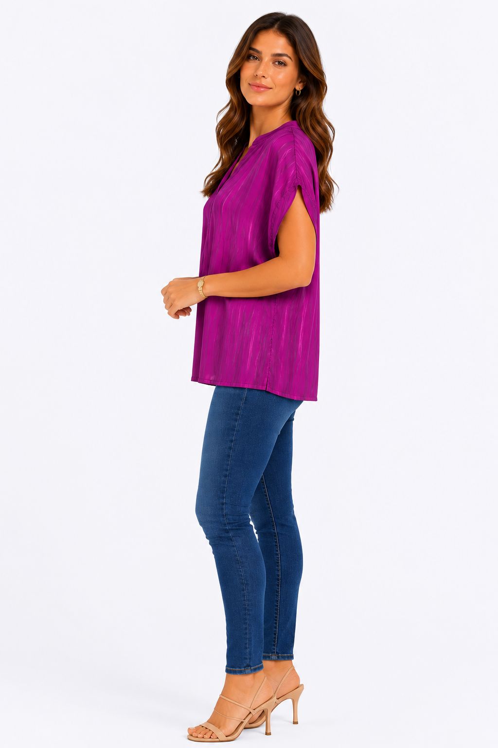 Mellóday Crew Drapey Popover Shirt