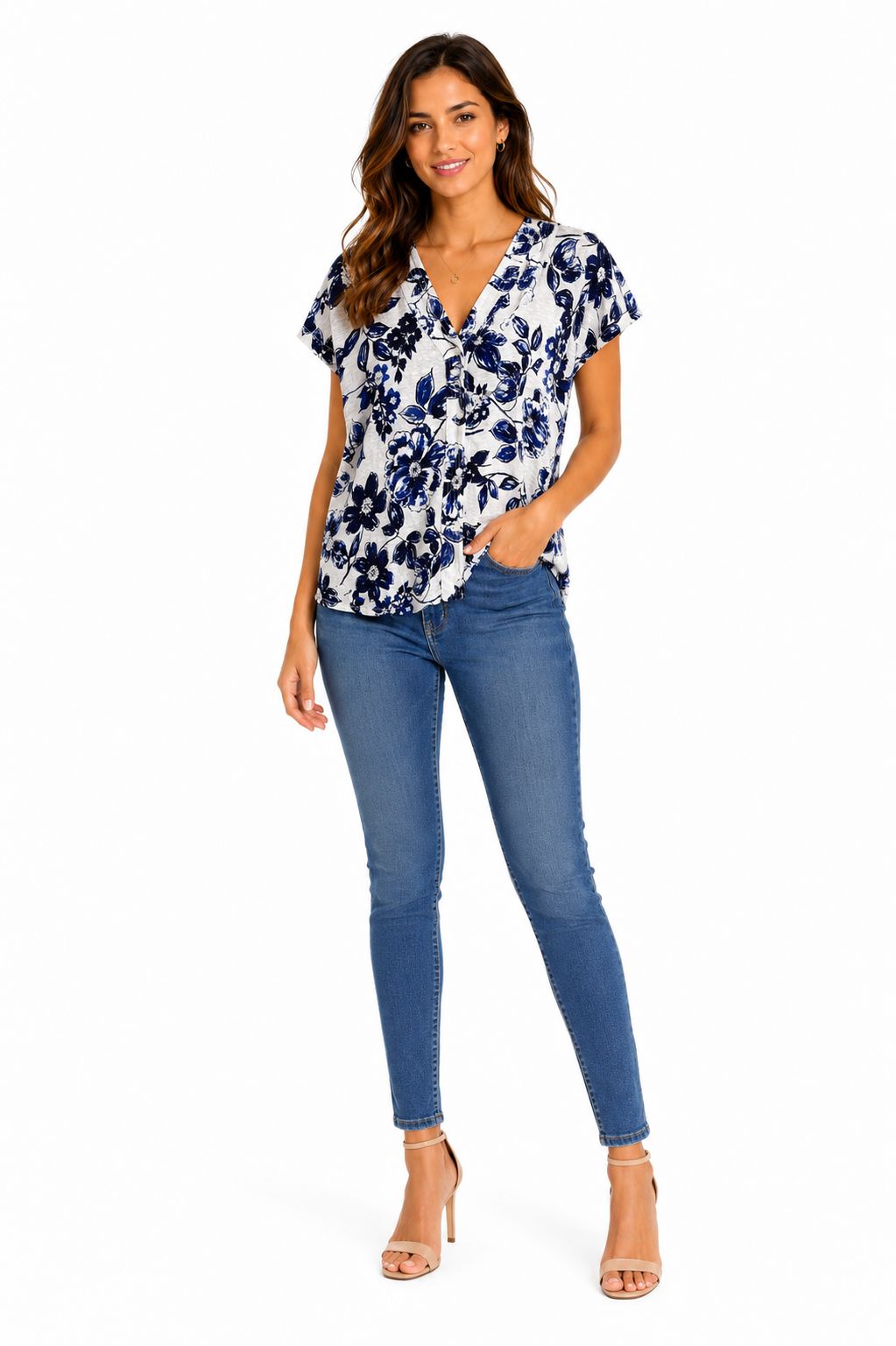 Rachel Roy Women’s Floral Printed Blouse