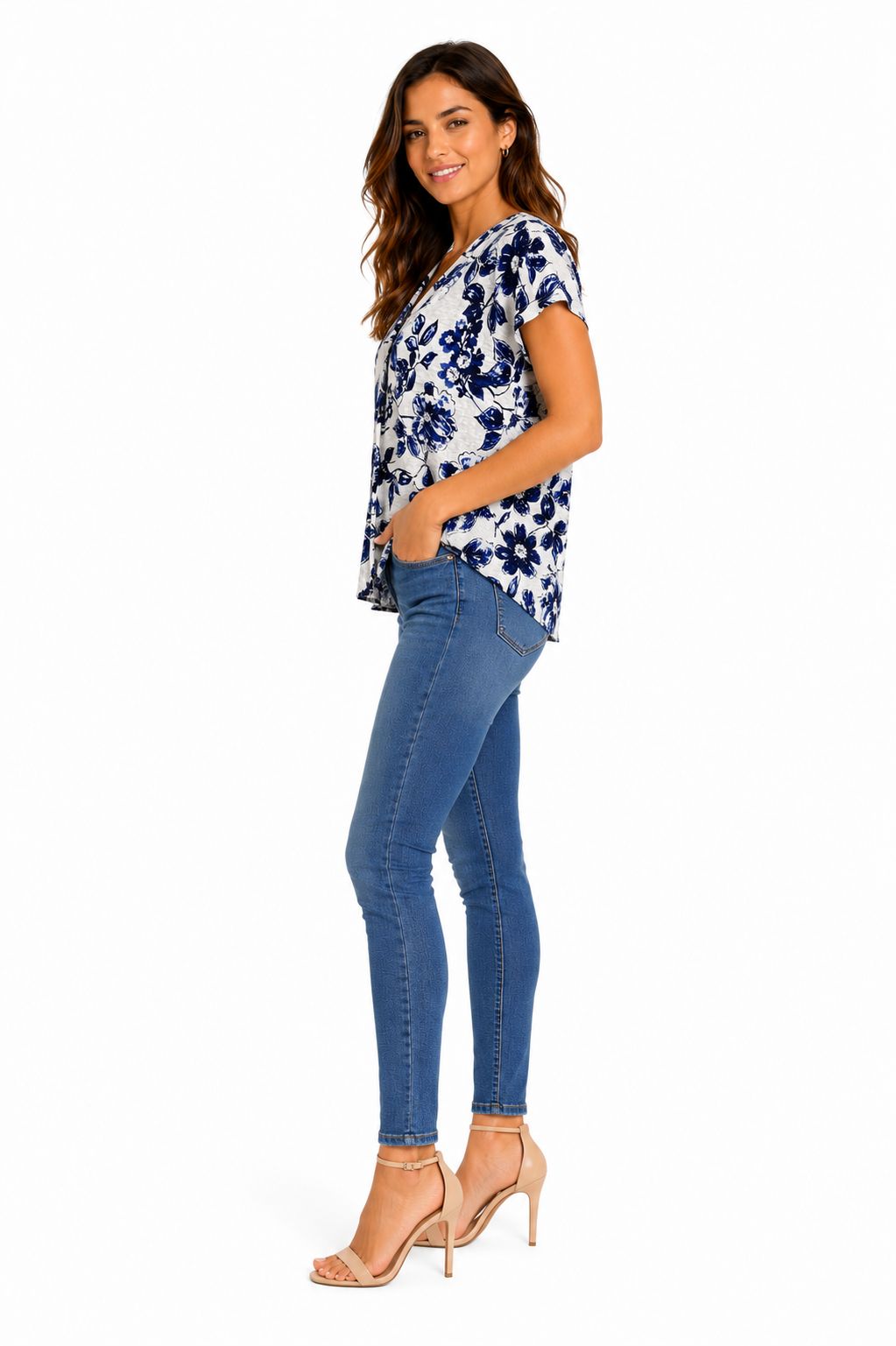 Rachel Roy Women’s Floral Printed Blouse