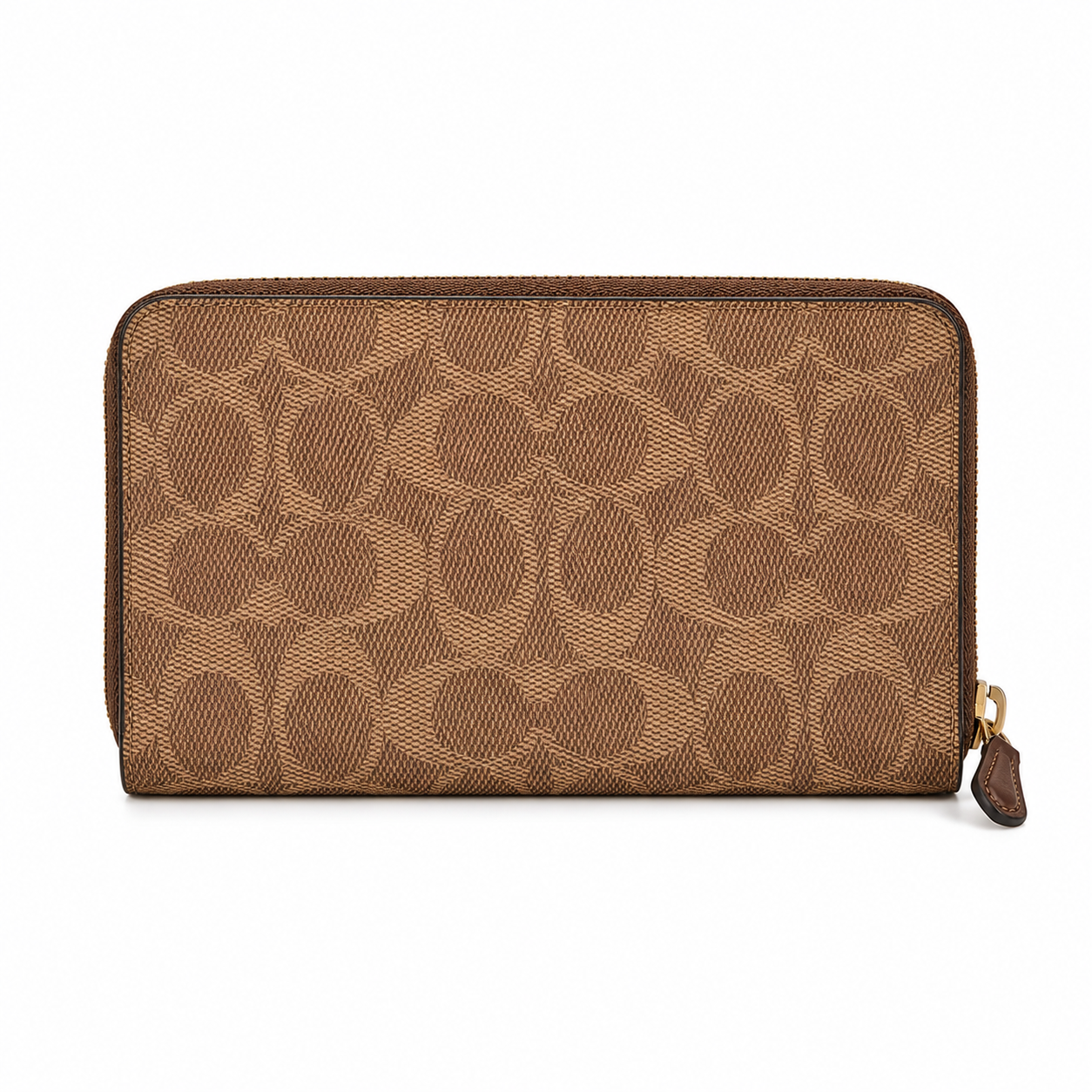 Coach Medium Id Zip Wallet In Signature Canvas