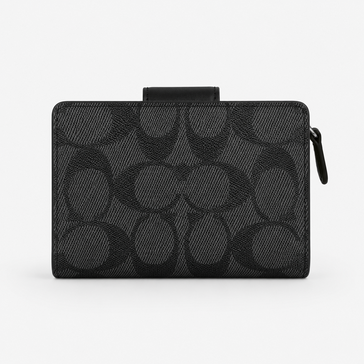 Coach Medium Corner Zip Wallet In Signature Canvas