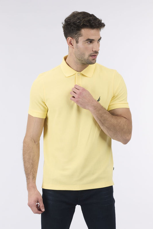 Nautica Men's Classic Short Sleeve Solid Polo Shirt