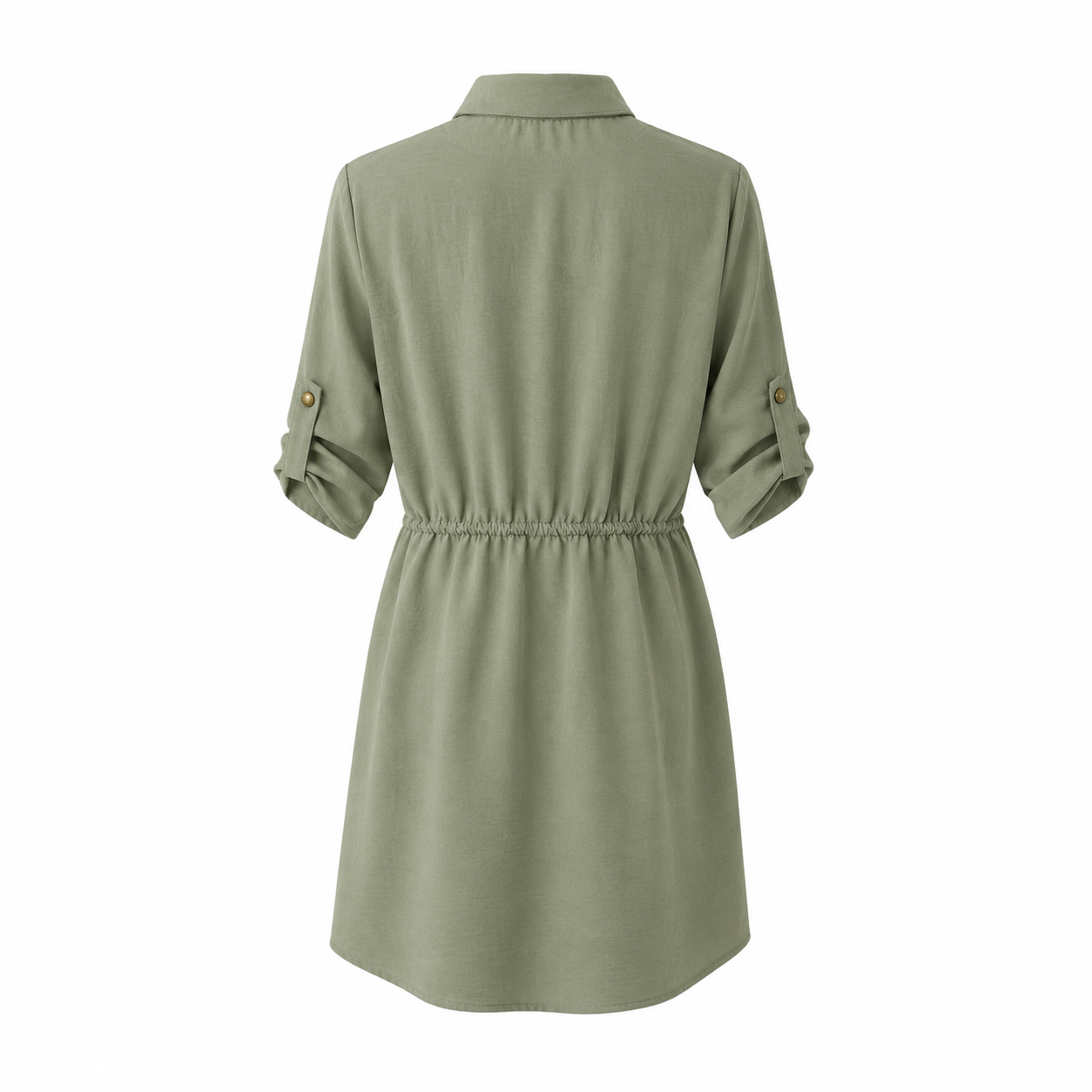 Love To Be Loved Utility Shirt Mini Dress