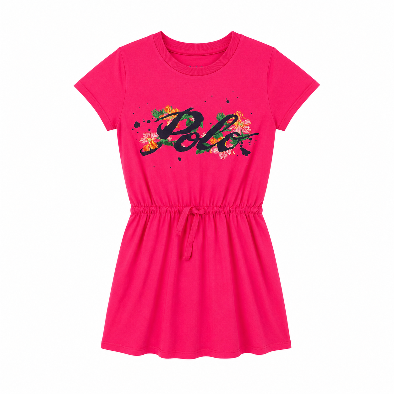 Polo Ralph Lauren Big Girls 7-16 Short Sleeve Logo Jersey Tee Dress