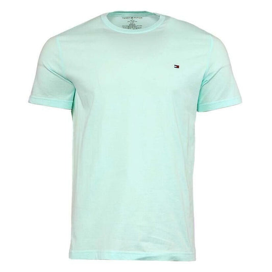 Tommy Hilfiger Boys Peacock Green Short Sleeve Embroidered Logo T-shirt Size