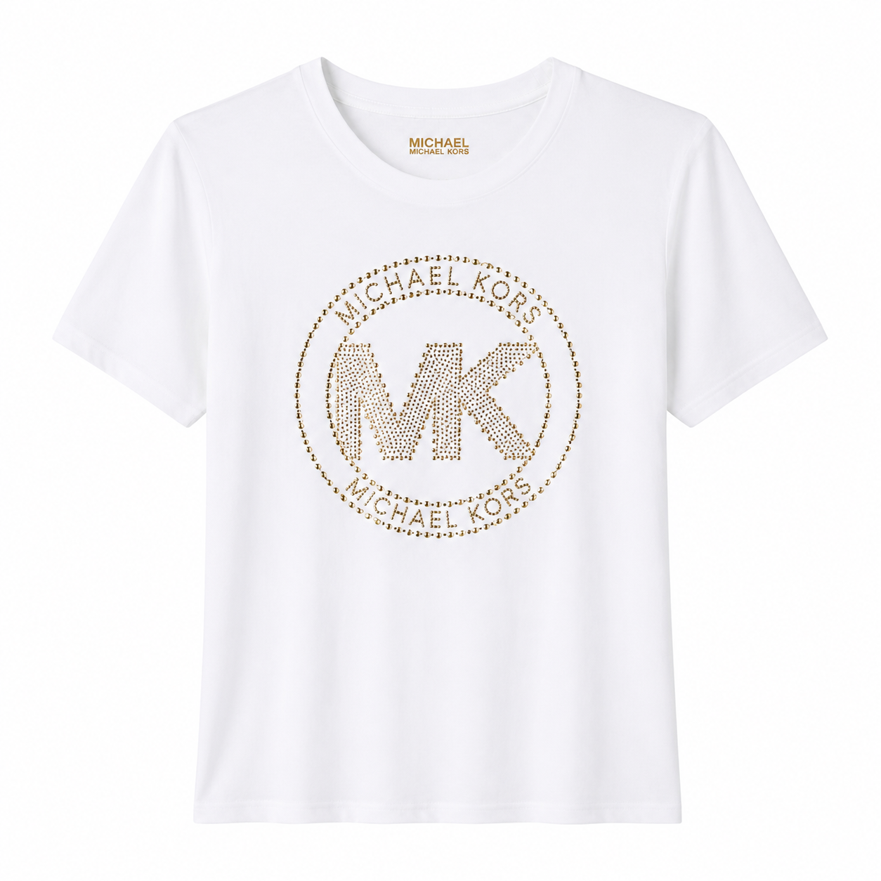 Michael Kors studded logo charm t-shirt
