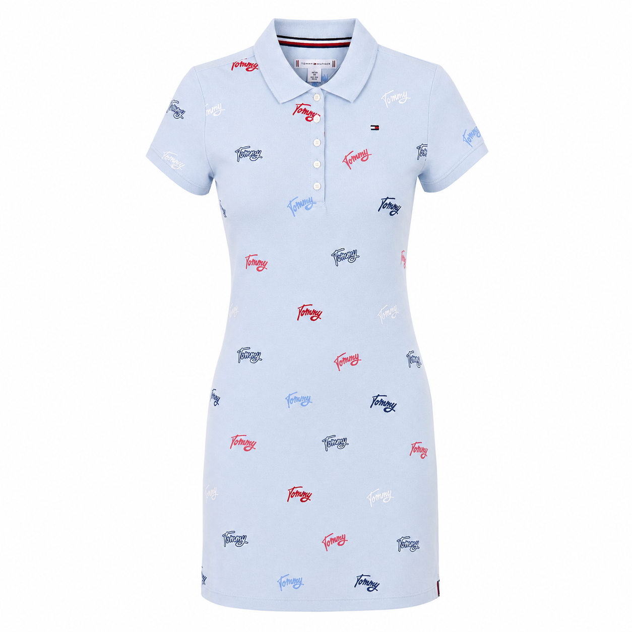 Tommy Hilfiger Kids- Vestido Polo Estampado Para Niñas