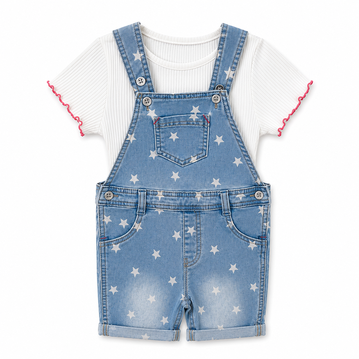 Victory Heart Infant Short Overalls