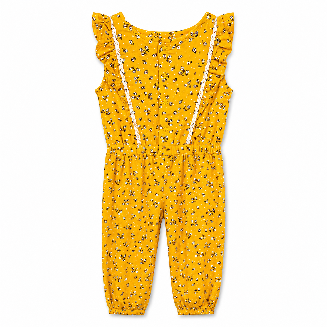 Carter’s Floral Flutter Jumpsuit - Baby Girl