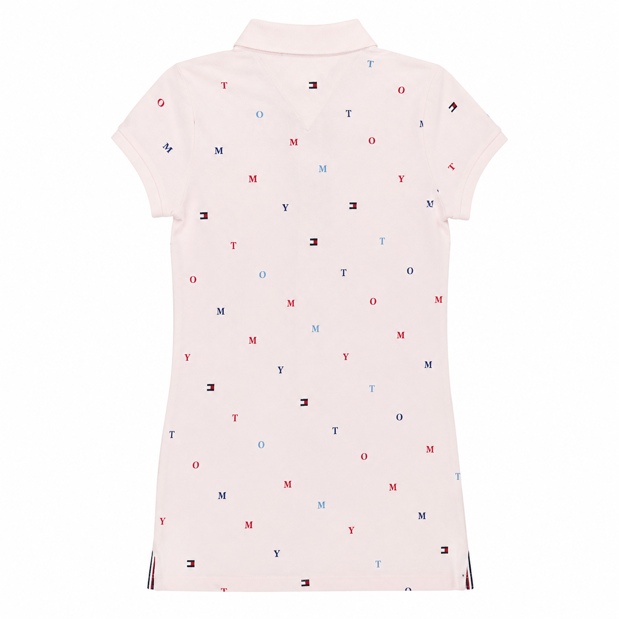 Tommy Hilfiger kids' Allover Embroidered Polo Dress