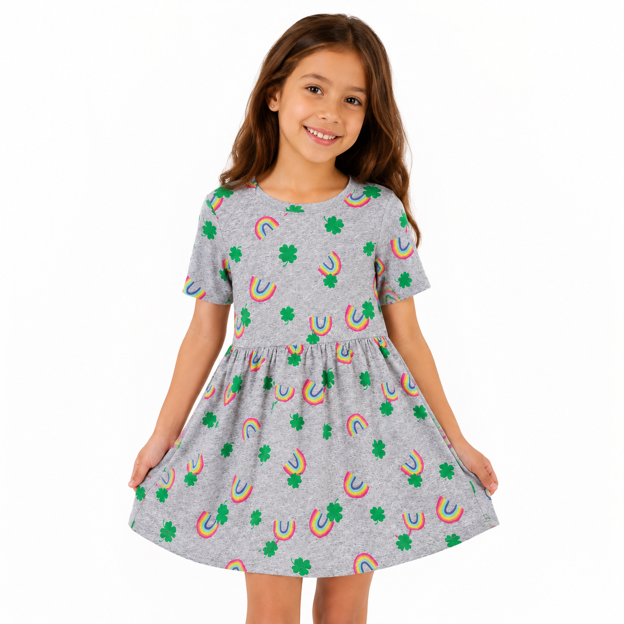 City Streets Floral Girls Dress