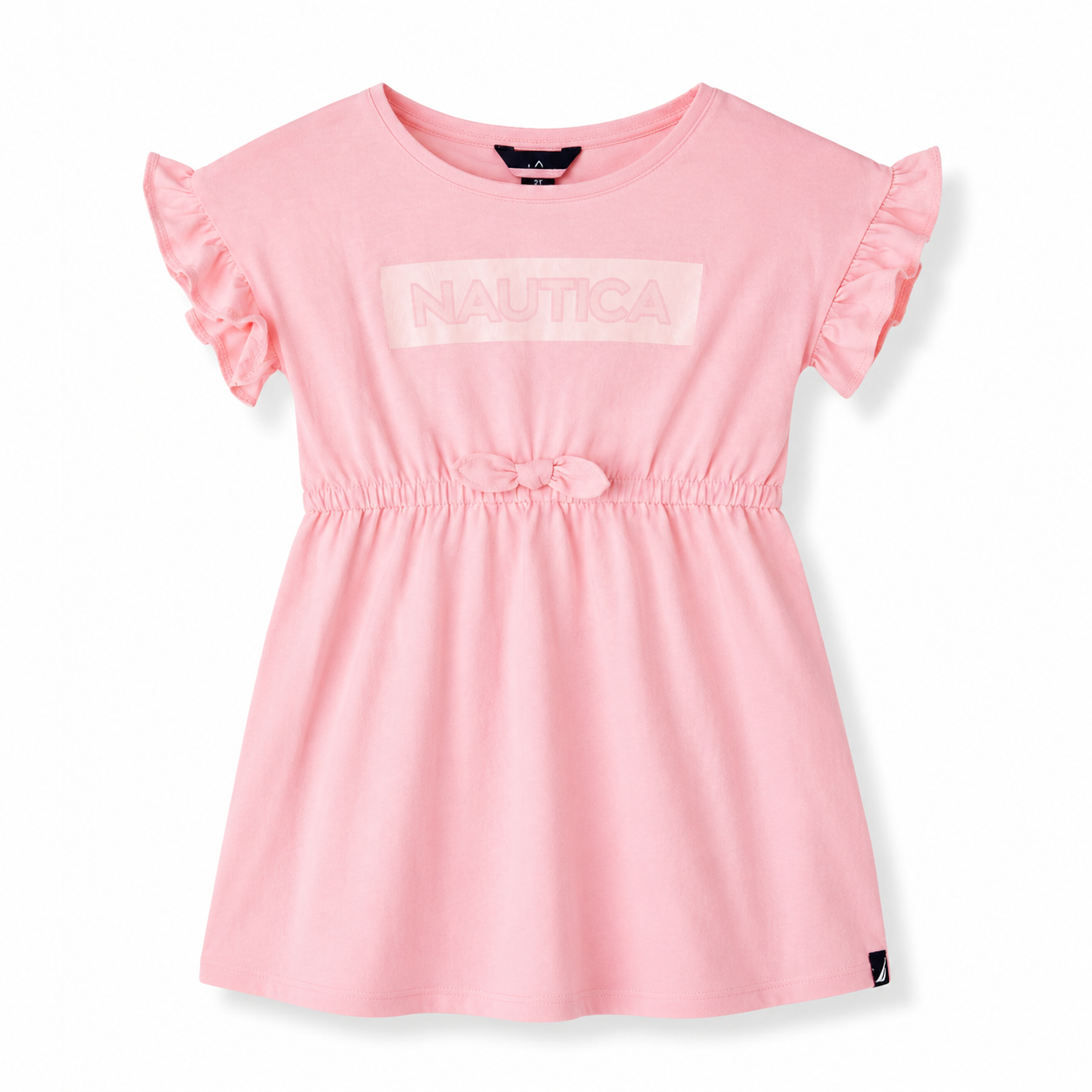Nautica toddler girls' billboard logo dress (2t-4t)